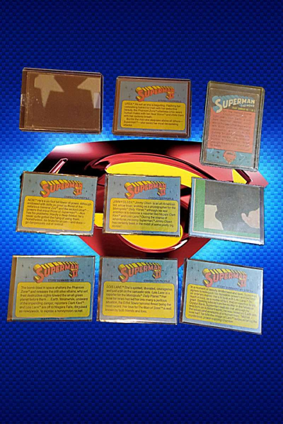 original 1978 Superman the movie card lot - Thumbnail 2