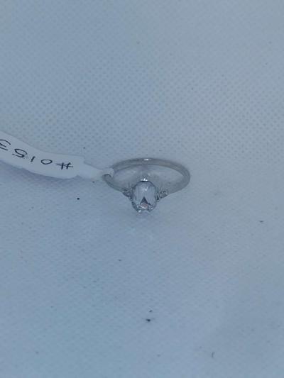 Oval Cut Silver Ring GA - Thumbnail 4