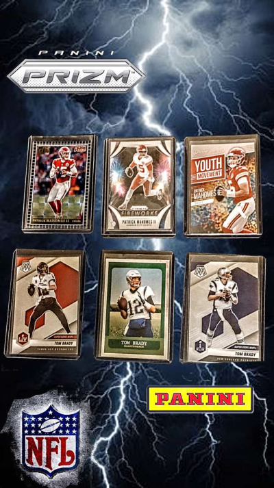 6 lot prizm Tom Brady Patrick mahomes cards - Abbott, Texas