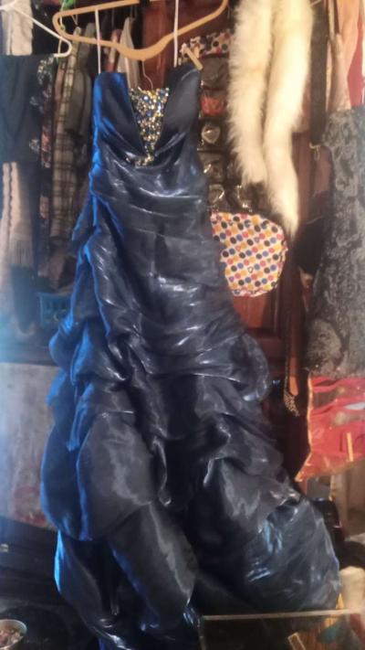 evening dress blue - Thumbnail 6