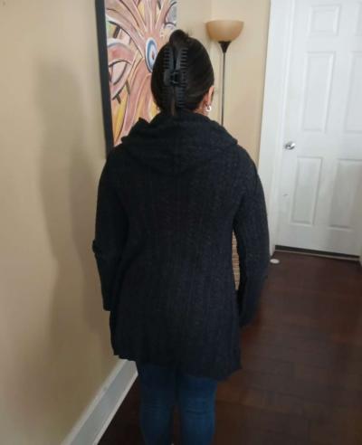 Cabi Dark grey sweater small - Thumbnail 2
