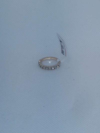 Small White Stones Chic Rhinestone Ring - Thumbnail 3