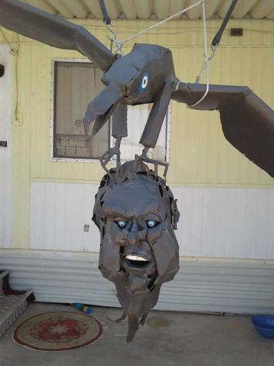 Richard Nixon with American Eagle - Thumbnail 3