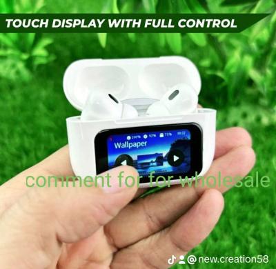A9 pro wireless earbuds with display - Thumbnail 4