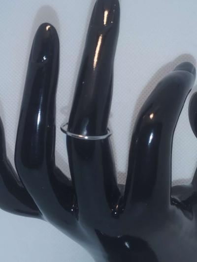 Simple Band Retro Geometric Ring - Thumbnail 2