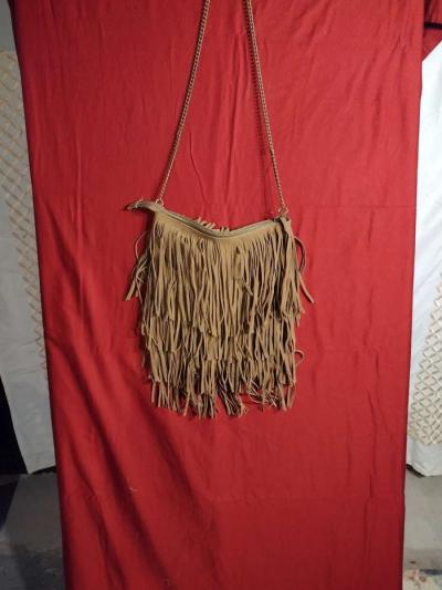 leather tassel purse - Thumbnail 4