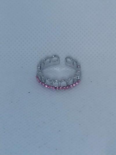 Pink Crown Ring - Thumbnail 4