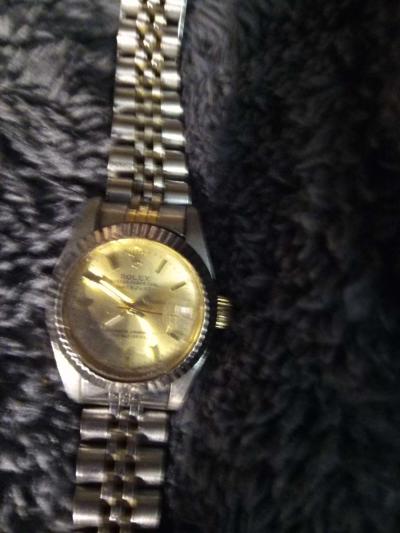 Rolex ladys oyster perpetual watch - Thumbnail 3