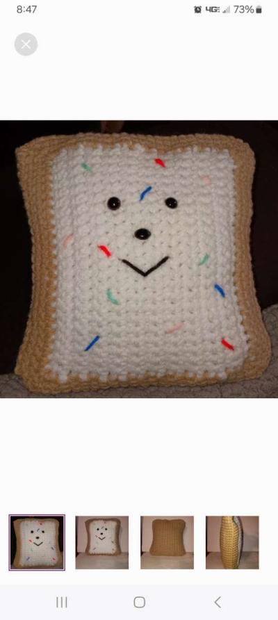 Handmade Crochet Pop Tart - Thumbnail 2