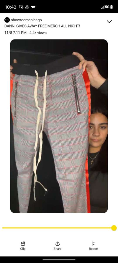 KDNK Designer joggers size small - Thumbnail 4