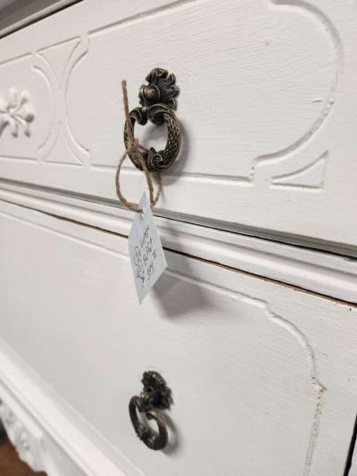 66 Buffet Server or Sideboard in White - Thumbnail 4