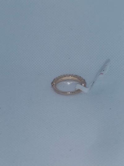 Medium White Stones Chic Rhinestone Ring - Thumbnail 4