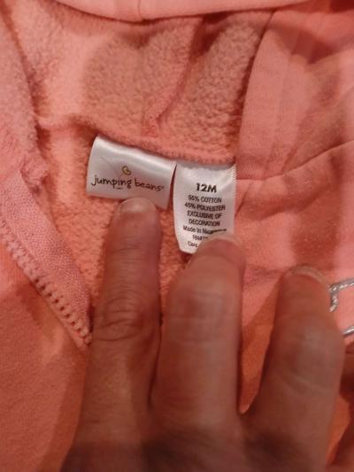 Jumping Beans Pink Jacket Size 12 Months - Thumbnail 2
