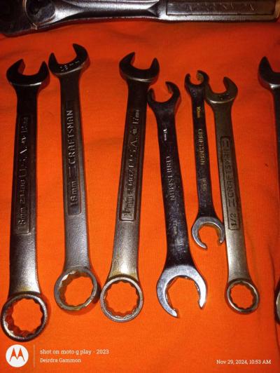 Set of Wrenches Craftsman and Socket Wrench Craft also - Thumbnail 2