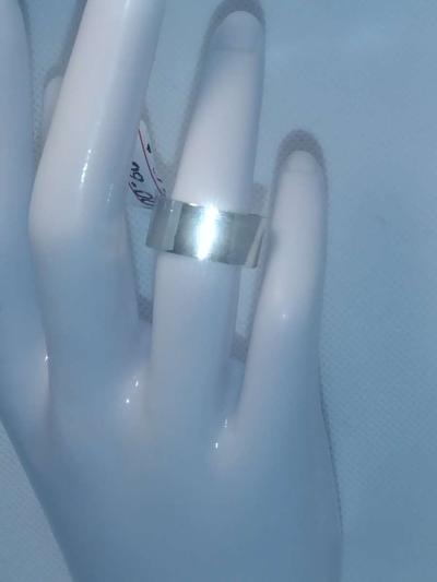 Wide Band Retro Geometric Ring - Thumbnail 5