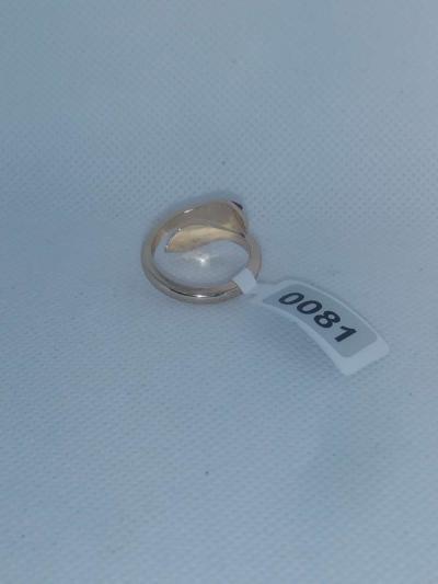 Pink Blue Snake Chic Rhinestone Ring - Thumbnail 4