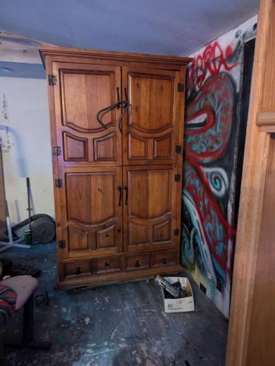 early 1900 closet cabinet - Thumbnail 4