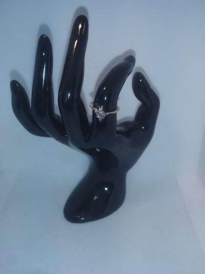 White Grape Chic Rhinestone Ring - Thumbnail 5