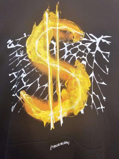 True Religion Black Hoodie XL - Thumbnail 6