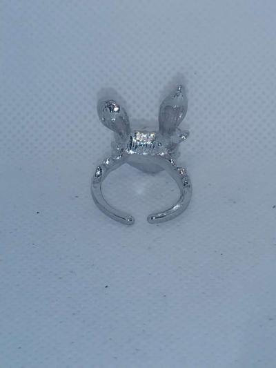 Love Bunny Silver Ring - Thumbnail 5