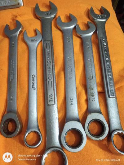 Set of Wrenches Craftsman and Socket Wrench Craft also - Thumbnail 3