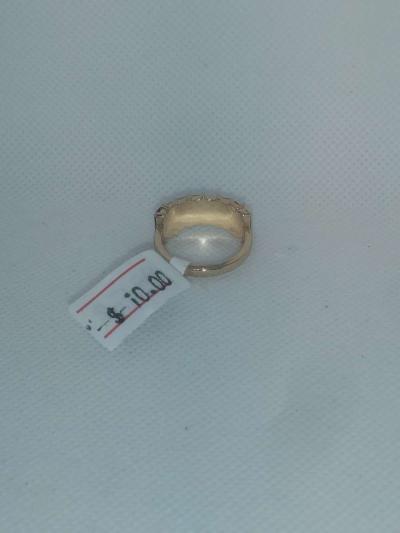 Straight Multicolor Chic Rhinestone Ring - Thumbnail 4