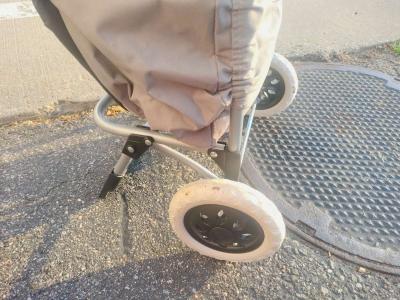 Portable MedLarge Capacity Light Wt Shopping Dolly Trolley - Thumbnail 5