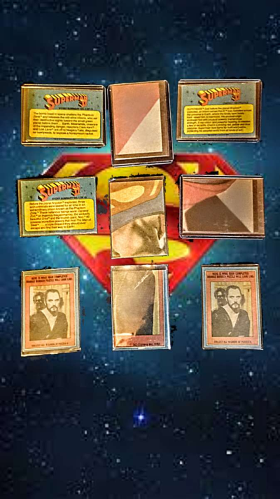 original 1978 Superman the movie cards - Thumbnail 2