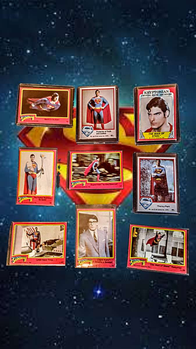 original 1978 Superman the movie cards - Abilene, Texas