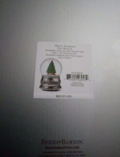 TWO BRAND NEW NEVER OPENED MUSICAL SNOWGLOBES