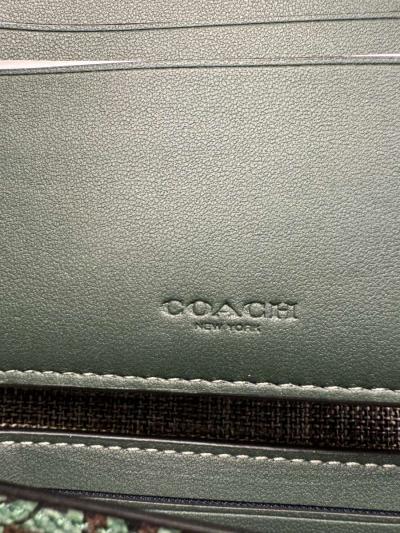 2022MRIO NWT COACH 3 in 1  Monogram Wallet Signature Canvas - Thumbnail 5