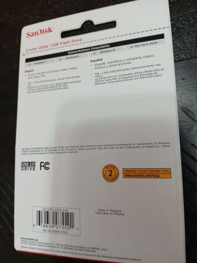 SanDisk USB 2 flash drive 32GB - Thumbnail 2