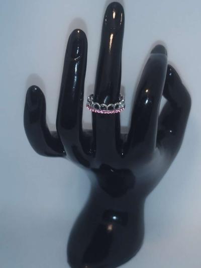 Pink Crown Ring - Thumbnail 3