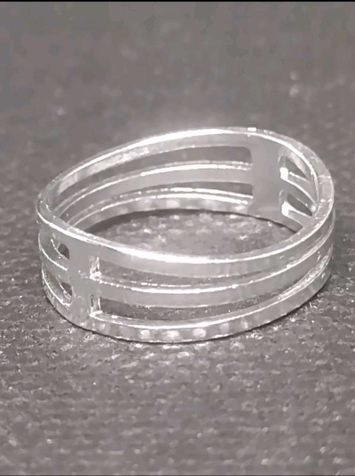 3 Band Silver Ring GA - Thumbnail 6