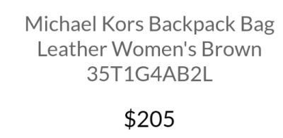 Michael Kors backpack - Thumbnail 3