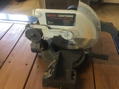 Sears Craftman compound miter saw - Thumbnail 2