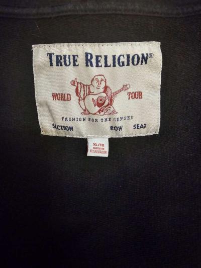 True Religion Black Hoodie XL - Thumbnail 3