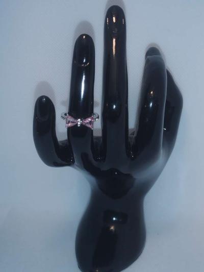 Pink Bow Ring - Thumbnail 3