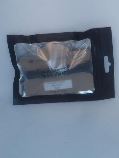 Crossed Black Leather Bracelet VCB - Thumbnail 5