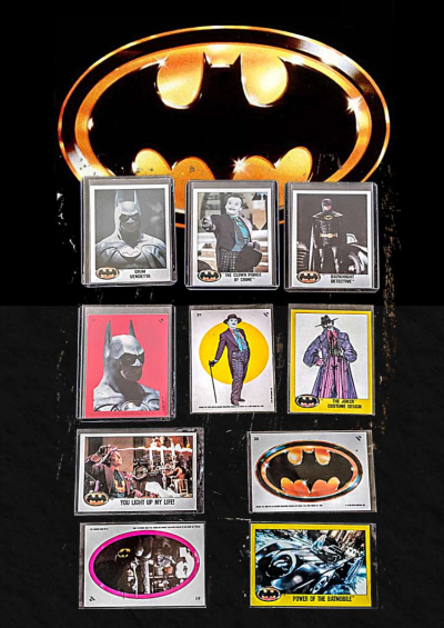 original 1989 batman the movie card lot - Abilene, Texas