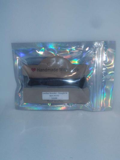 Faux Leather Bracelet straight brown - Thumbnail 5