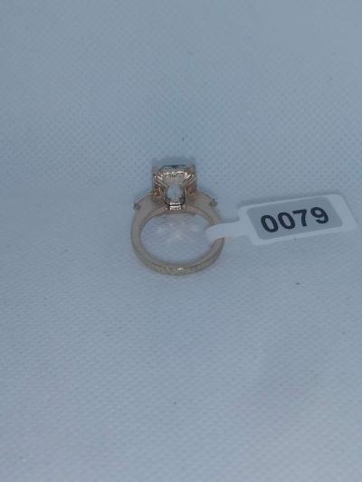 Radiant Green Chic Rhinestone Ring - Thumbnail 4