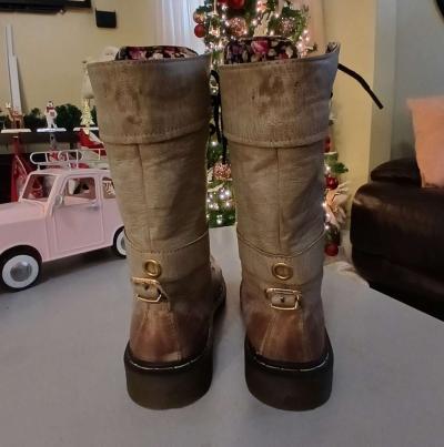 Brown boots for women size 8 point 5 - Thumbnail 5
