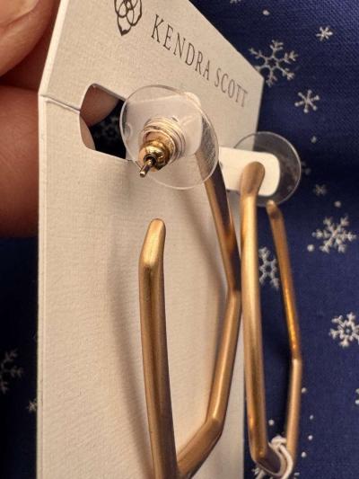 2015PITT Kendra Scott Lonnie Rose Gold Plated Over Brass Ang - Thumbnail 3