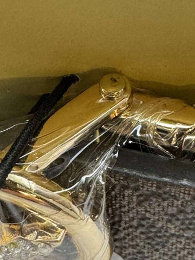 NWT Michael Kors Brown Signature Reversible Pave Logo Belt I - Thumbnail 6