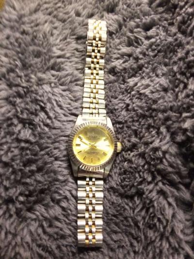 Rolex ladys oyster perpetual watch - Thumbnail 2