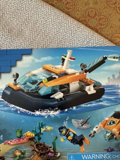 2005AMTT New Lego 60377 City Explorer Diving Boat Building S - Thumbnail 4