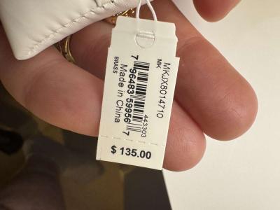 2009AIRT Michael Kors Pave Padlock Logo Chain Bracelet Goldt - Thumbnail 6