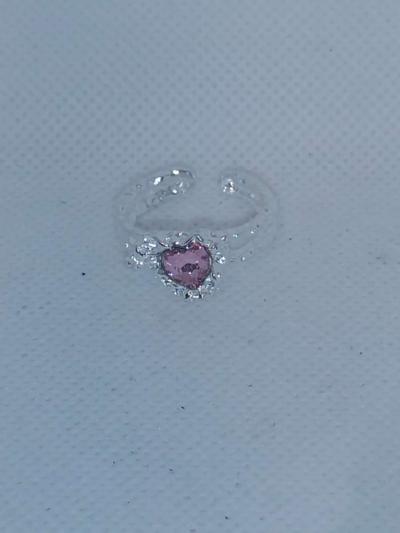 Sparkling Heart Ring - Thumbnail 4