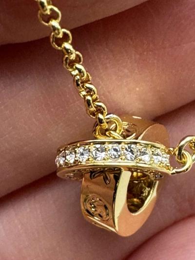 2000AHSH Michael Kors Brass W Gold Color Plating Circles  Cr - Thumbnail 4